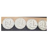 (4) F. Half Dollars