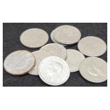 Lot w/ 10 Canada Mixed Date Nickels
