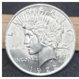 1922 Peace Dollar Unc.