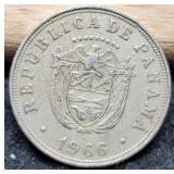 1966 Panama 5 Centesimos