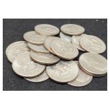 (20) 1971 Up K. Half Dollars