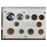 1955 11 Coin Complete Unc. Mint Set