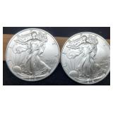 (2) 2021 T2 Silver Eagles
