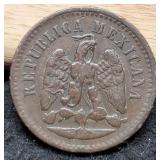 1891 Mexico 1 Centavo