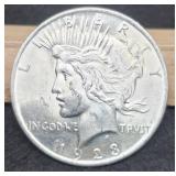 1923 Peace Dollar Unc.