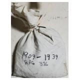 Bag Of 5,000 Wheat Cents 1909-1939