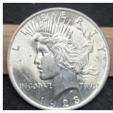 1923 Peace Dollar Unc.