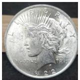 1922 Peace Dollar Unc.