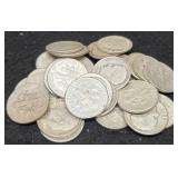 (30) Silver Roosevelt Dimes