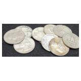 (10) Silver W Quarters
