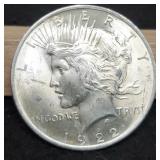 1922 Peace Dollar Unc.