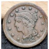 1852 Large Cent