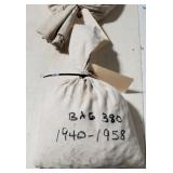 Bag Of 5,000 Wheat Cents 1940-1958