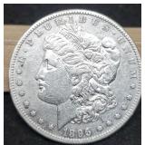 1896-S Morgan Dollar AU58 Key Date