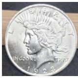 1923 Peace Dollar Unc.