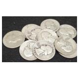 (10) Silver W. Quarters