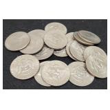 (18) Kennedy Half Dollars 1971 Up
