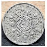 1955 G. Britain 2 Shillings