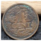 1921 Netherlands 1 Cent
