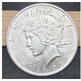 1923 Peace Dollar Unc.