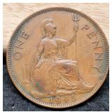 1945 G. Britain Large Penny