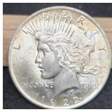 1922 Peace Dollar AU