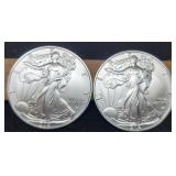 (2) 2021 T2 Silver Eagles