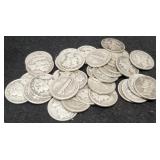 (32) Mercury Dimes