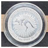 1 Troy Oz. Silver 2017 Australian Kangaroo