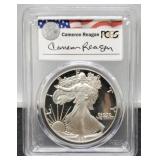 1987-S Slab Proof Silver Eagle PCGS PR69 DCAM