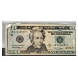 2009 $20 Star Note Unc.