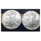 (2) 2021 T2 Silver Eagles