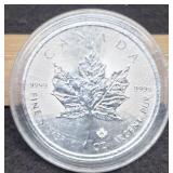 2016 1 Oz. Silver Canada Maple Leaf