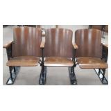 3 Folding Theatre Seats