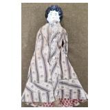 13" China Head Doll , Ruth