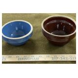2 Small Stoneware Bowls