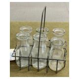 6 - Half Pint Milk Bottles