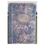 French Hand Written Music Journal