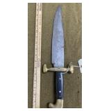 J.P. Jenkins 17 1/4" Damascus Bowie