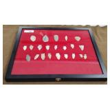 Display Case full of Indian Artifacts