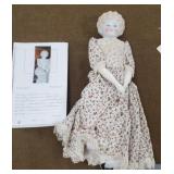 17" German China Head Doll