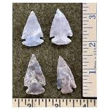 4 Flint Indian Points, Unauthenticated