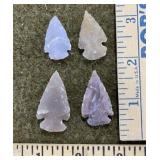 4 Flint Indian Points, Unauthenticated