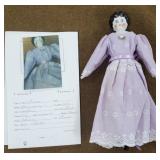 10 1/2" German China Head Doll