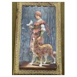 Bradley & Hubbard Painted Plaque