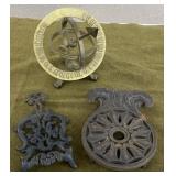 Sundial & Decorative Trivets