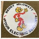 Porcelain Enameled Round 12" Sign