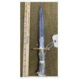 Stag Handle Custom Damascus Knife