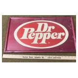 Metal Dr. Pepper Sign