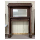 Mirrored Fireplace Mantle